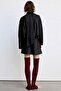 2 Pairs of Fingerless, Thick Ribbed, Above-Knee Leggings with Cotton Content - 8