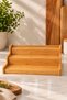 Set of 12 300 ml Spice Jars with Wooden Ladder Stand and 12 Wooden Spoons - 5