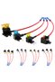 16PCS 12V Fuse Taps Low Profile Mini Micro2 Fuse Holder Automotive Car Add a Circuit Fuses Kit ATO A - 7