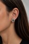Silver Color Spiral Shaped Minimal Earrings - 2