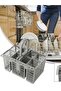 Detachable Dishwasher Cutlery Basket Portable Tableware Fork Spoon Cutlery Storage Kitchen Multifunc - 8