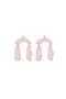 Dangle amorphous earrings