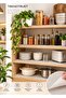 Dolap Inside Shelf Cover - Ultra Durable - 45cmx3mt - Non-Slip - Thick - Multi-Purpose PVC - 2