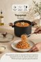 Titanium Pasta Pot 22 cm Black - 3
