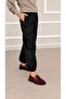 Sider Loafer Shoes Genuine Leather Burgundy - 3