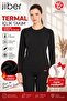 Women's Round Neck Moisture and Odor Repellent Heated Thermal Underwear Set