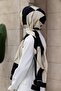 Women's Luxury Medina Silk Shawl Black - 5