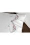 Lara Embroidered Cotton Satin Double Duvet Cover Set - Cream/Powder - 4