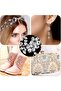 240Pcs WHITE 240 Pcs Glass Rhinestones Flat Mixed Shape Rhinestones Clear Flat Back Rhinestones for - 6