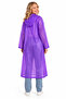 Unisex Purple Water Windproof Raincoat Hooded - 5
