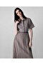 Belted Knitwear Mix Dress - 2