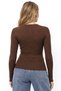 Mixray Corded Knitted Buttoned Cardigan - 3