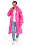 Unisex Pink Water Windproof Raincoat Hooded - 6
