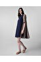 Colorblock Fabric Mix Dress - 2