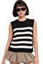 Mixray Striped Knitted Blouse