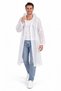 Unisex White Water Windproof Raincoat Hooded - 5