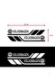 Volkswagen Compatible Sport Body Stripe Sticker Right Left Side Door Fender Sticker 2 Pieces - 3