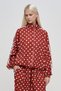 Polka Dot Comfortable Fit Tracksuit Set