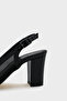 Ola 750 Women's Heeled Stone Mesh Open Back Shoes - 5