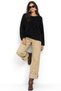 Mixray Asymmetrical Collared Knitted Sweater - 4