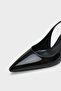 Moina Pointed Toe Mid-Heeled Women's Shoes with Back Strap - 2