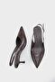 Yoki Pointed Toe Mid-Heeled Women's Shoes with Back Strap - 4