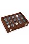 Watch Box 15 Pieces Alcantara Brown - 3