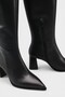 Lyda Pointed Toe Thick Heeled Half Zipper Stylish Women's Boots - 2
