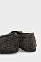 Audre Hand Knitted Straw Leather Lined Women's Ballerinas - 6