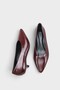Elwina Genuine Leather Pointed Toe Short Heel Stiletto - 3