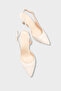 Salli Pointed Toe Open Back Mid-Heeled Women's Shoes - 5