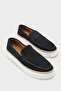 Sergen Genuine Leather Suede Men's Loafer Shoes with Genuine Leather Lining