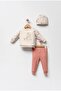 Cute Gazelle Print Baby Girl 2-Piece Set