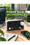 Universal Power Socket 2500W – Multi Plug Extension with 20W USB Fast Charging, Anti-Flaming Shell, Heavy Duty Power Strip for Home & Office - 5