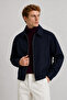 Zr Viral Navy Blue Men's Coat Jacket - 3