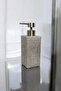 Stone-Look 430 ml Liquid Soap Dispenser – Modern Design Stylish Bathroom Soap Dispenser