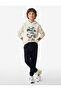 Cotton Waist-Tie Textured Basic Jogger Sweatpants