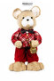 Christmas Ornament Dressed Male Bear Figure Red 100 cm - 2