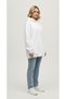 White Hooded Model Oversize Plus Size Regular Fit Unisex Large Size Sweatshirt - 5