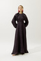 Jacquard Organza Evening Dress Purple - 3