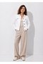 Button Detailed Lycra Women's Jacket - 5