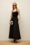 Bol Cut Linen Skirt Black - 4