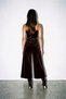 Bitter Brown Loose Fit Midi Length Trousers - 4
