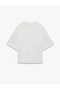 Crew Neck Regular Fit Short Sleeve T-Shirt with Stone Detail - 7