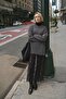 Tricot Sweater with Lace Detail