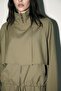 Olive Zippered Jacket and Relaxed Fit Drawstring Pants Set - 3