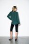Emerald Button Detailed Long Sleeve Blouse - 4