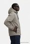 Men's Trend Zippered Brown Raincoat & Windbreaker - 3