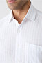 Short Sleeve Regular Fit Cotton Linen Striped Pocket Shirt - 3