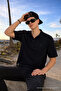 Men's Cotton Pack Trend Black Polo Neck t Shirts - 5